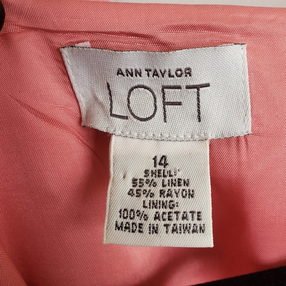 Ann Taylor Loft Sleeveless Belted Dress - Picture 9 of 9